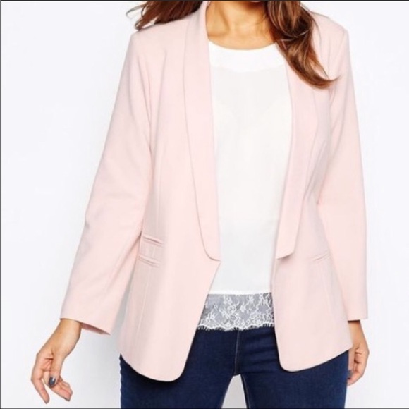 ASOS Curve Jackets & Blazers - ASOS Curve Blush Open Blazer